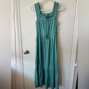 Old Navy Waist Defined Swiss Dot Maxi Dress | NWT